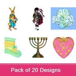 Special Occasions 3 Embroidery design pack by Balboa Threadworks ...