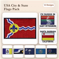 American Cities & Flags