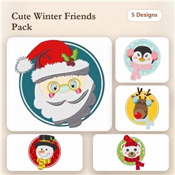 Applique Christmas Characters