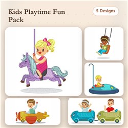 Children on Rides