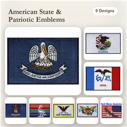 Flags Around The US