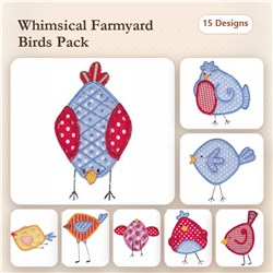 Here Birdy Applique