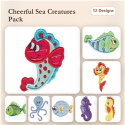 Here Fishy Applique