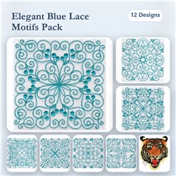 Wavy Quilt Blocks Redwork
