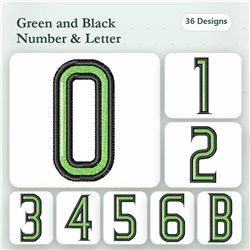 Green Block Font
