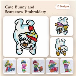Applique Scarecrows