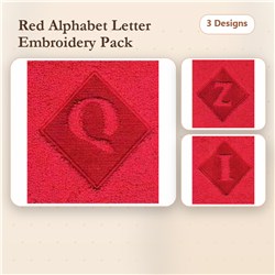Embossed Alphabet