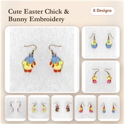 FSL Easter Earrings