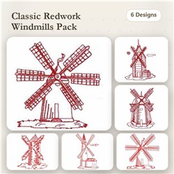 Redwork Windmills