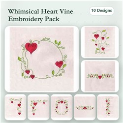 Valentine Flowers Borders