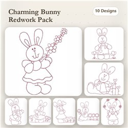 Redwork Bunnies