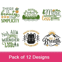 Adventure Embroidery design pack by Easy Embroidery | EmbroideryDesigns.com