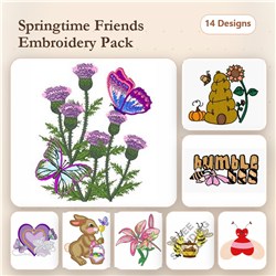 Cute Spring Flowers & Insects