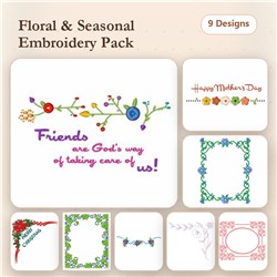 Floral Borders & Corners