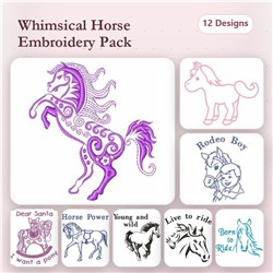 Outlined Horses