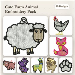 Animals Free Standing Lace
