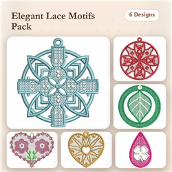 Pretty FSL Ornaments