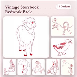 Redwork Package Combo