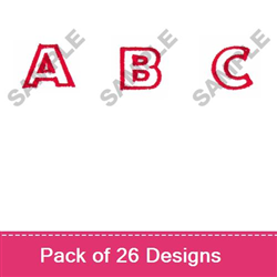 BLOCK OUTLINE ALPHA SET