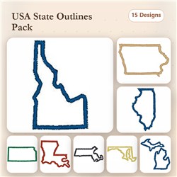 State Outlines - 1