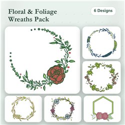 Circular Floral Design Pack