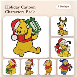 Xmas Cartoon Animals