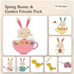 Tea Cup Easter Bunnies
