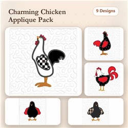 Chicken Feathers Quilt Blocks