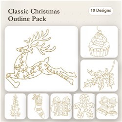 Christmas Redwork
