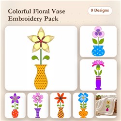 Floral Raw Edge Applique