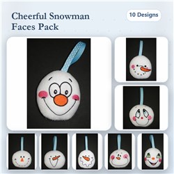 ITH Snowmen Softie Ornaments