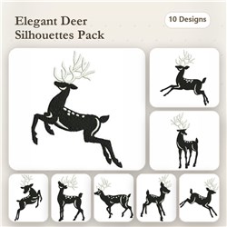 Reindeer Silhouettes