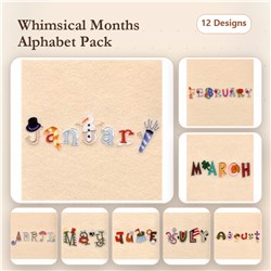 Decorative Months Design Pack