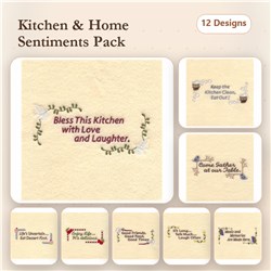 Kitchen Sayings Design Pack