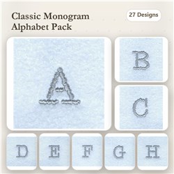 Plane Alphabet Design Pack
