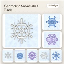 Snowflake Applique 9"