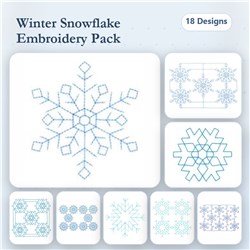 Stipple Snowflakes