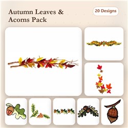 Acorns & Autumn Leaves