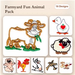 Cartoon Farm Animals