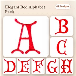 Christmas Card Alphabet