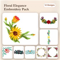 Delicate Floral Borders
