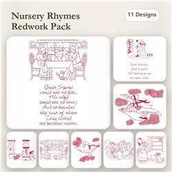 Redwork Nursery Rhymes