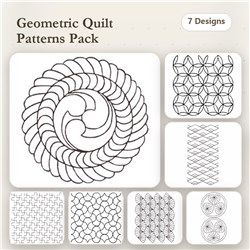 Swirly Sashiko