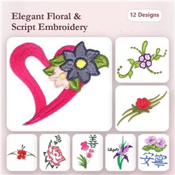 Tattoo Style Flowers
