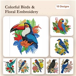 Floral Birds