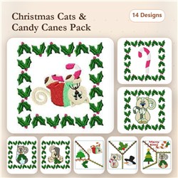 Christmas Holly Blocks