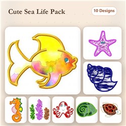 Under the Sea Applique
