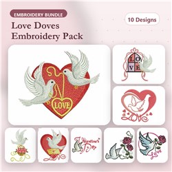 Assorted Valentine Doves