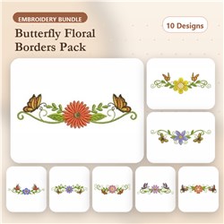 Dancing Butterfly Borders