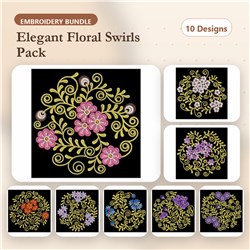 Flowers Circle Deco